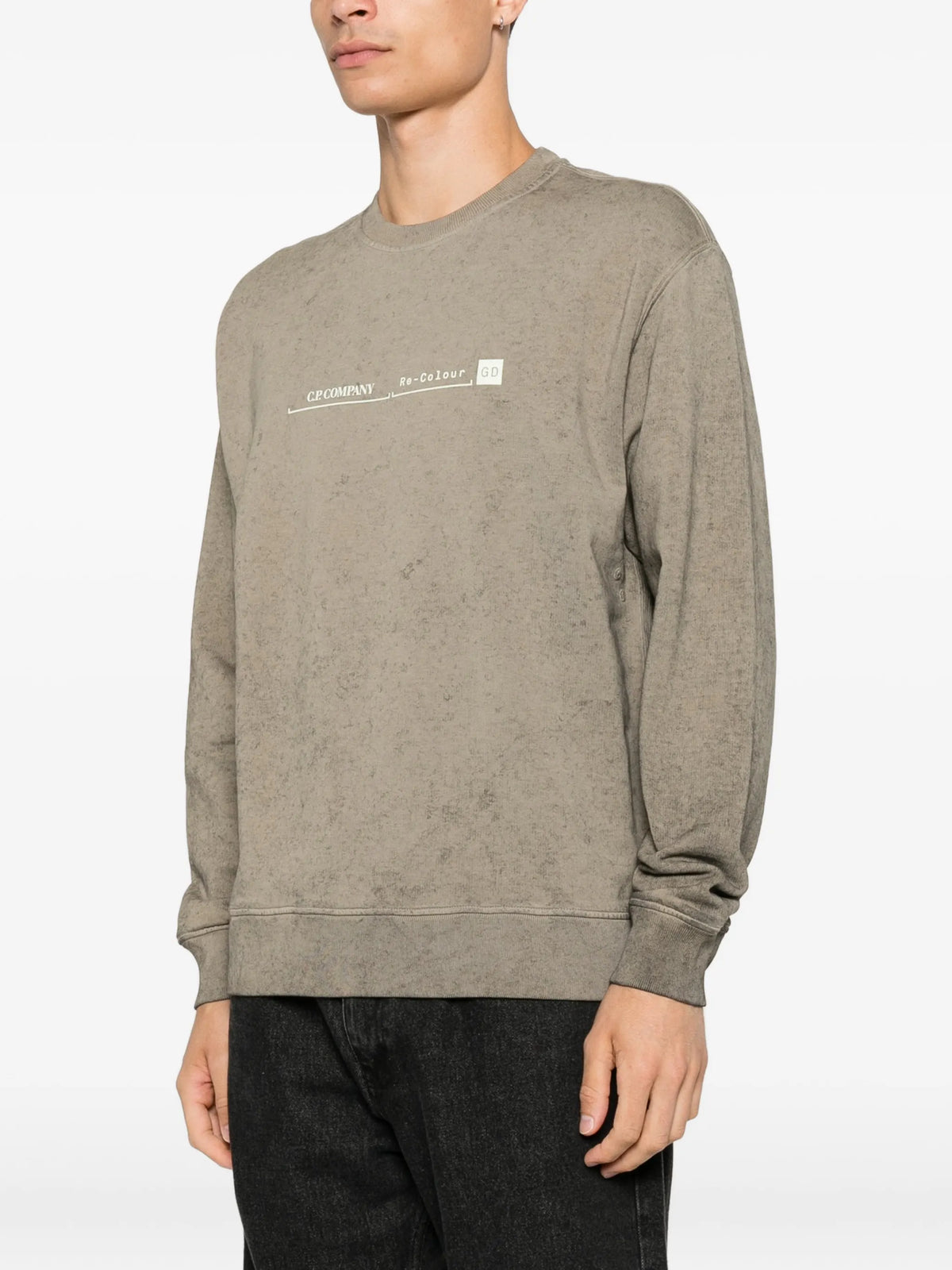 cotton fleece Re-Colour crewneck sweatshirt