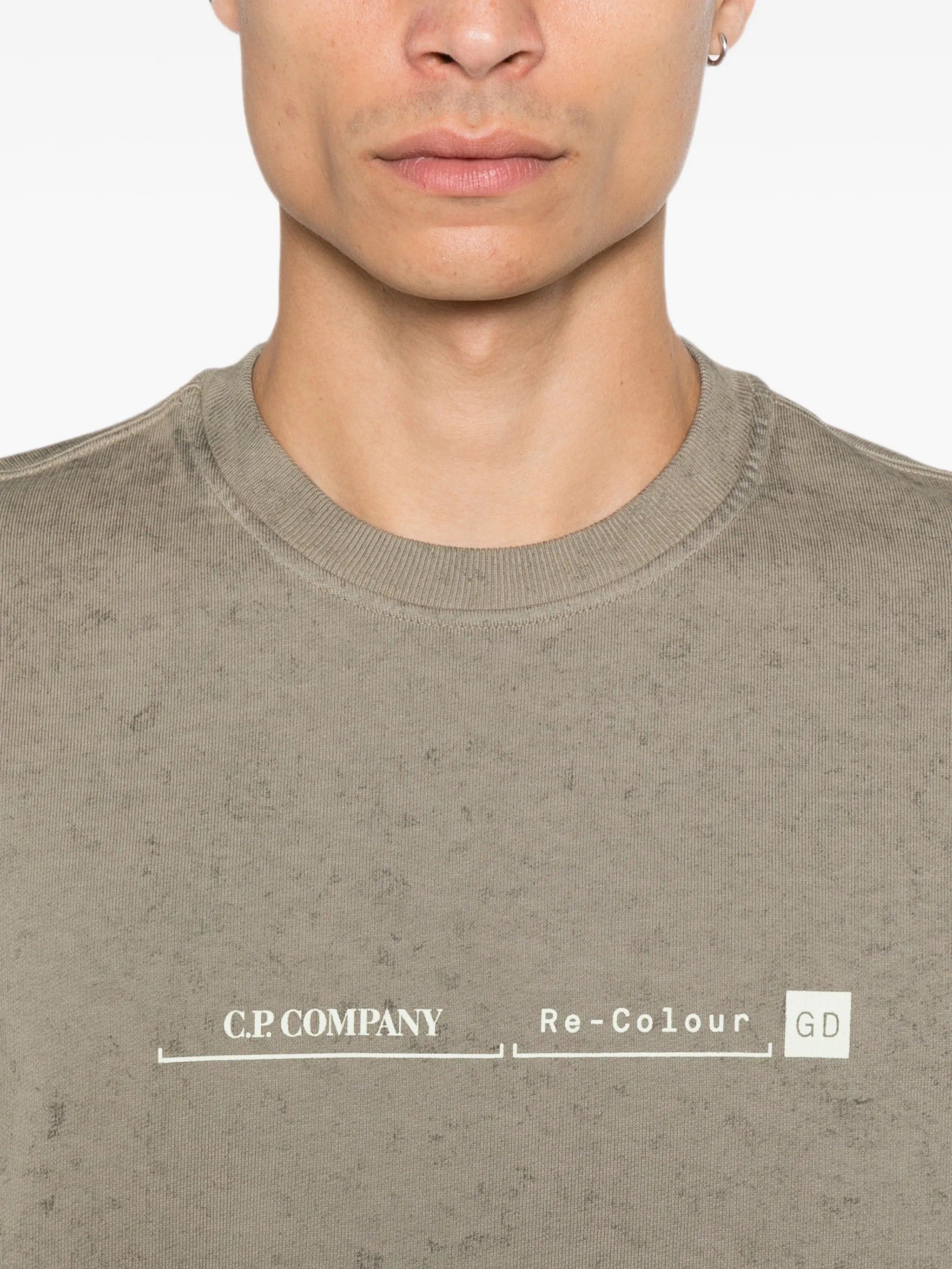 cotton fleece Re-Colour crewneck sweatshirt