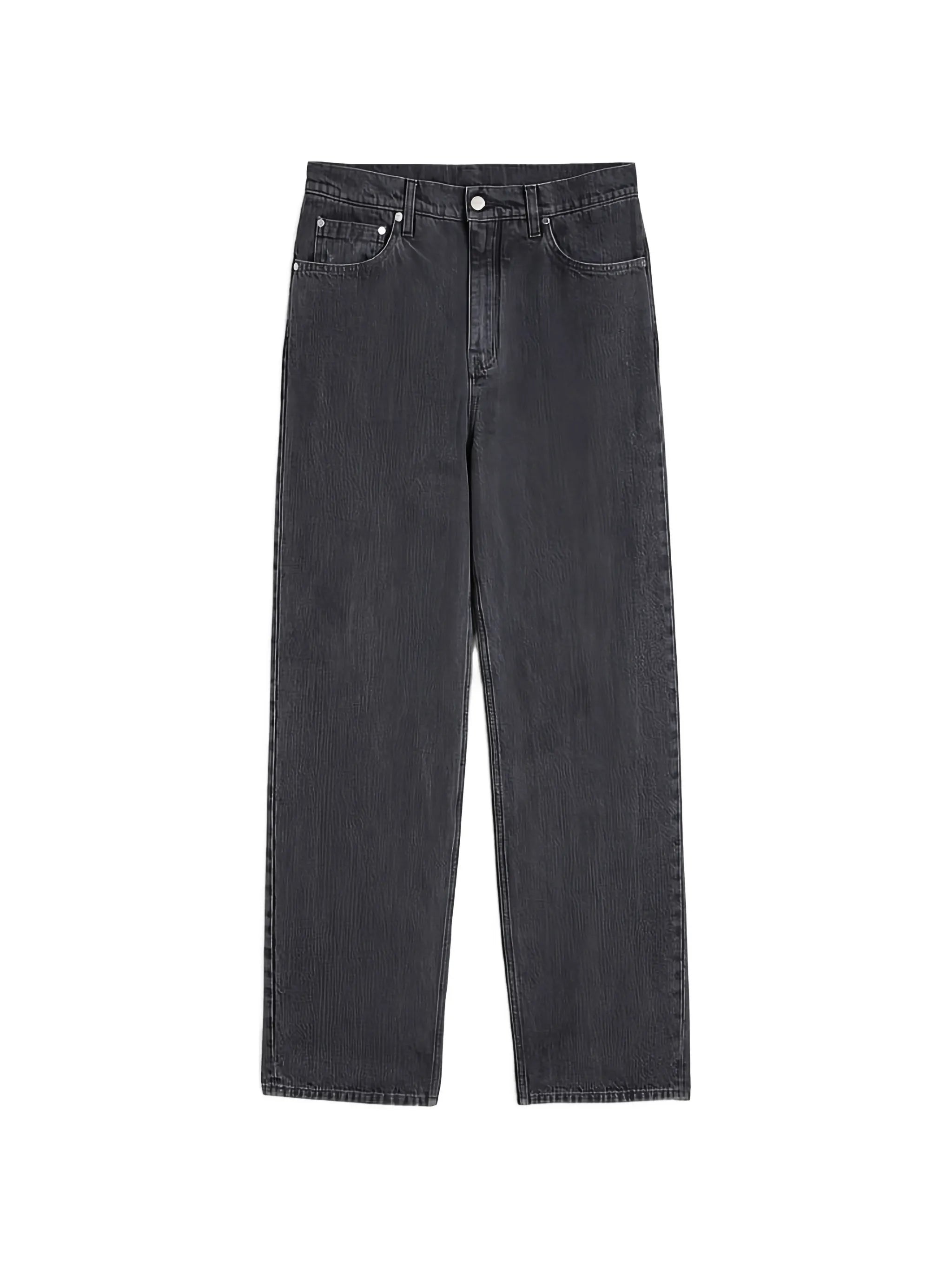 relaxed-fit lightweight louse denim trousers with embossed Jil Sander logo