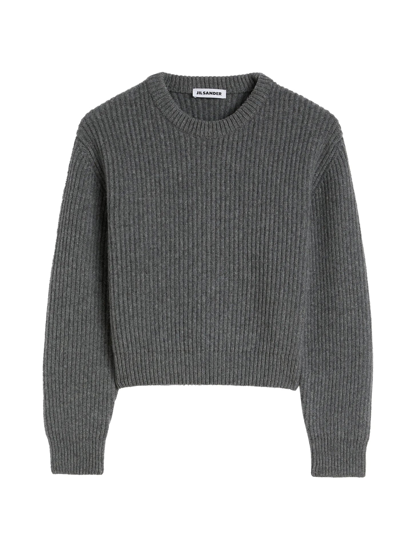 ribbed-knit sweater