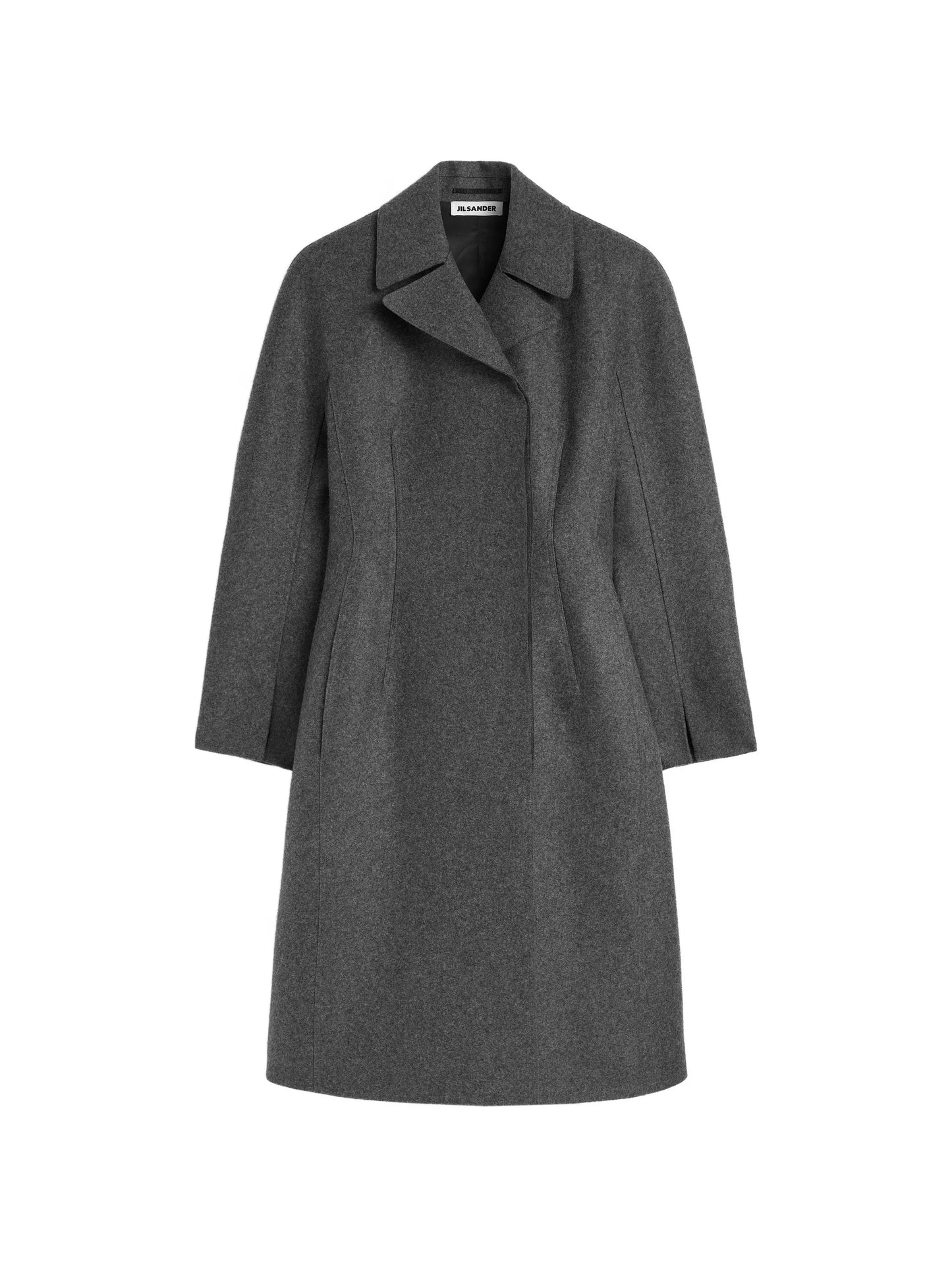 double-breasted wool coat