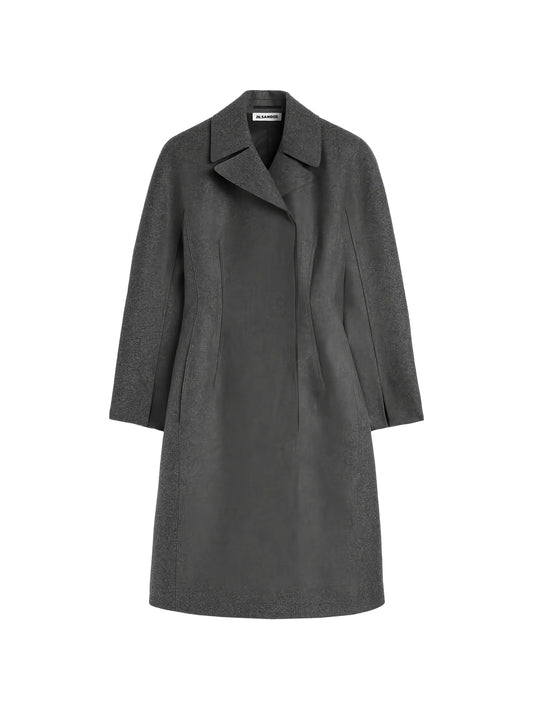 double-breasted wool coat