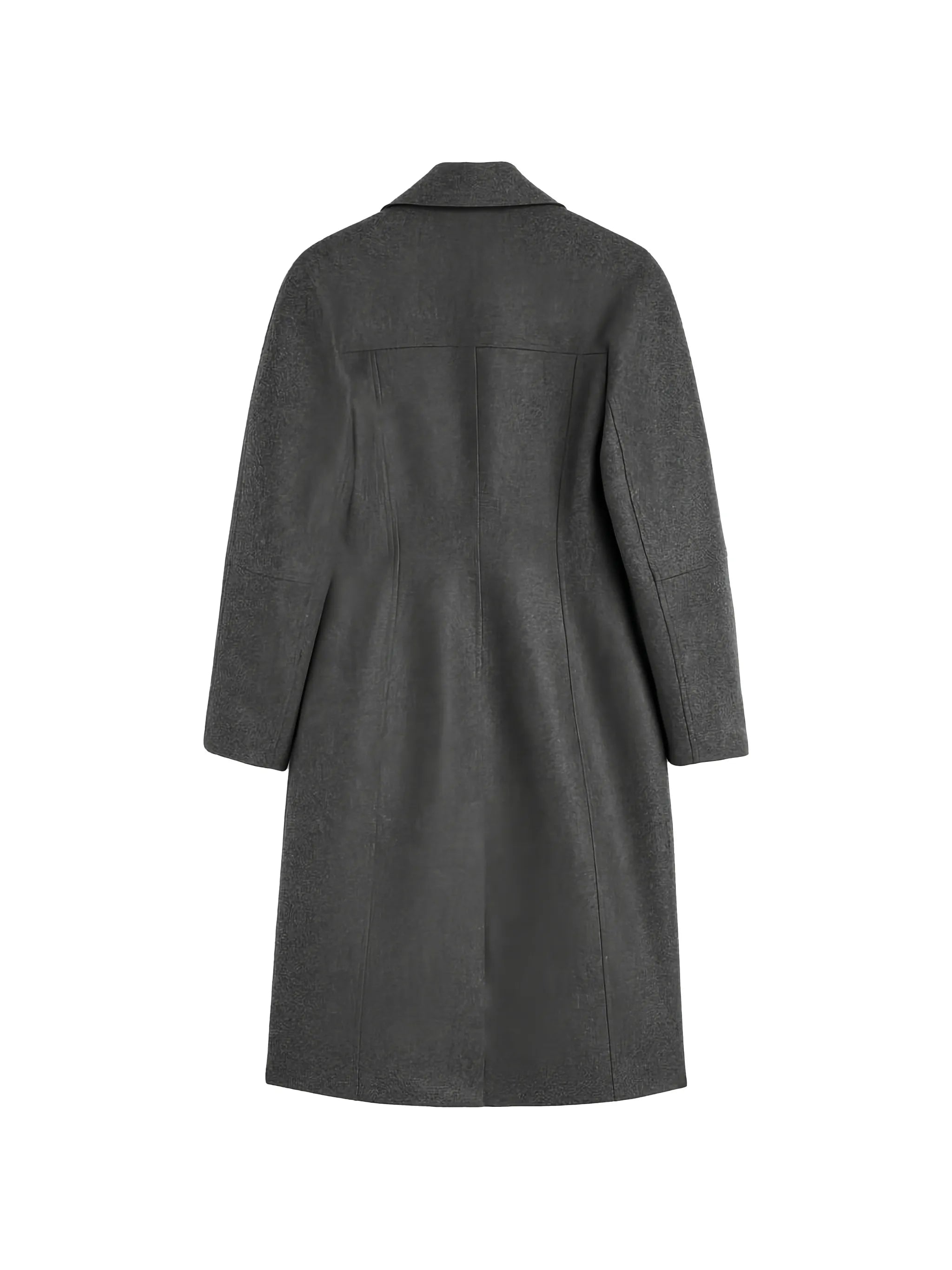 double-breasted wool coat