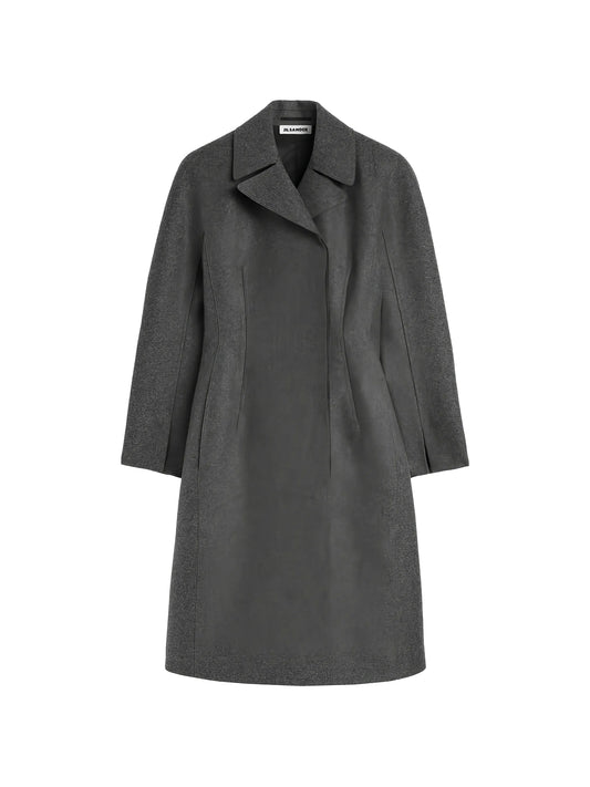 double-breasted wool coat