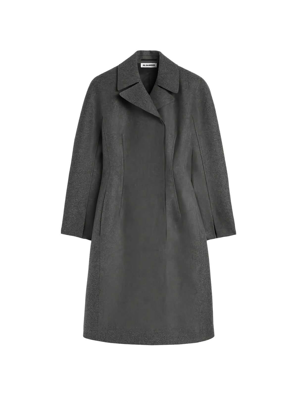 double-breasted wool coat