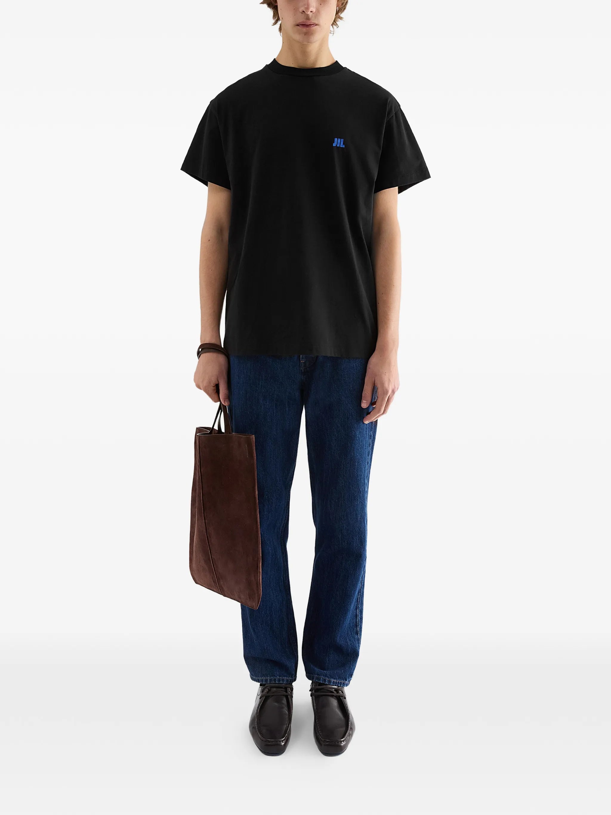 embroidered-logo T-shirt