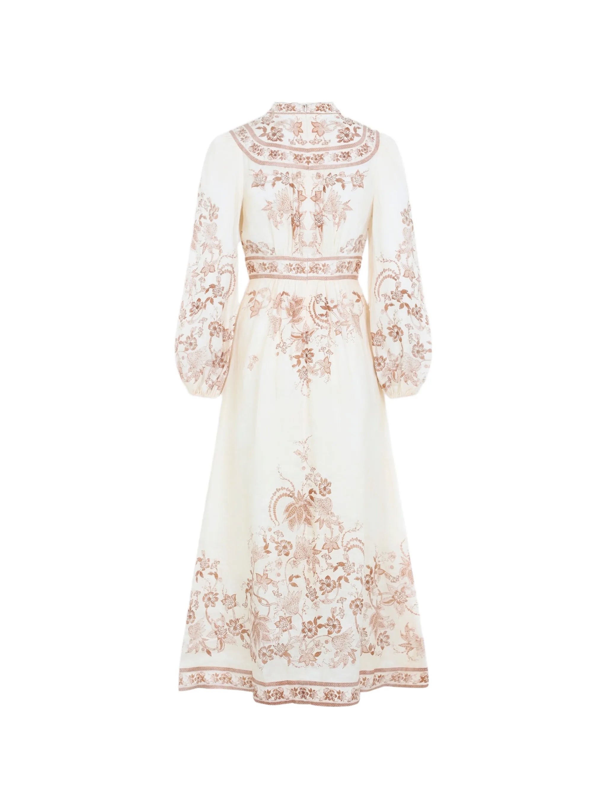 Indra floral-print midi dress