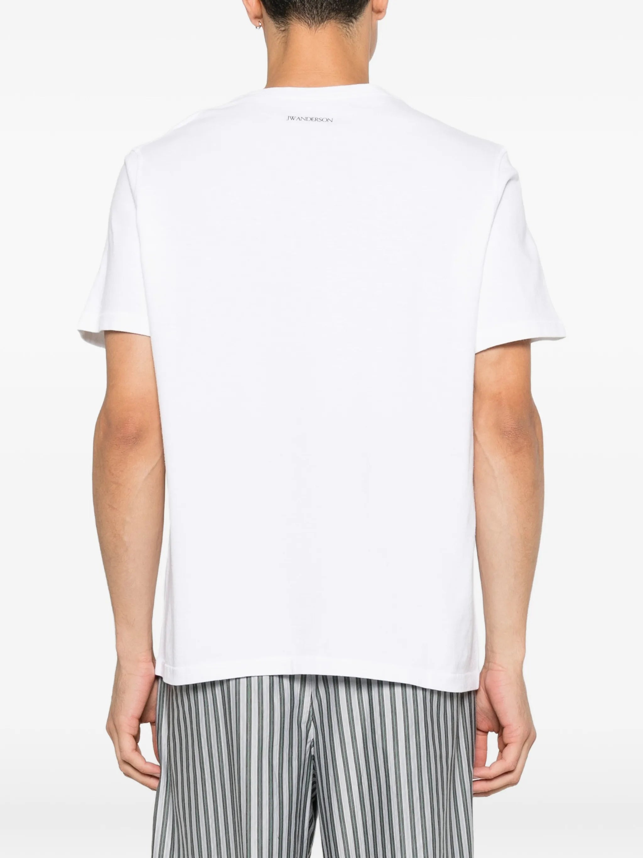 print-detail short-sleeve T-shirt