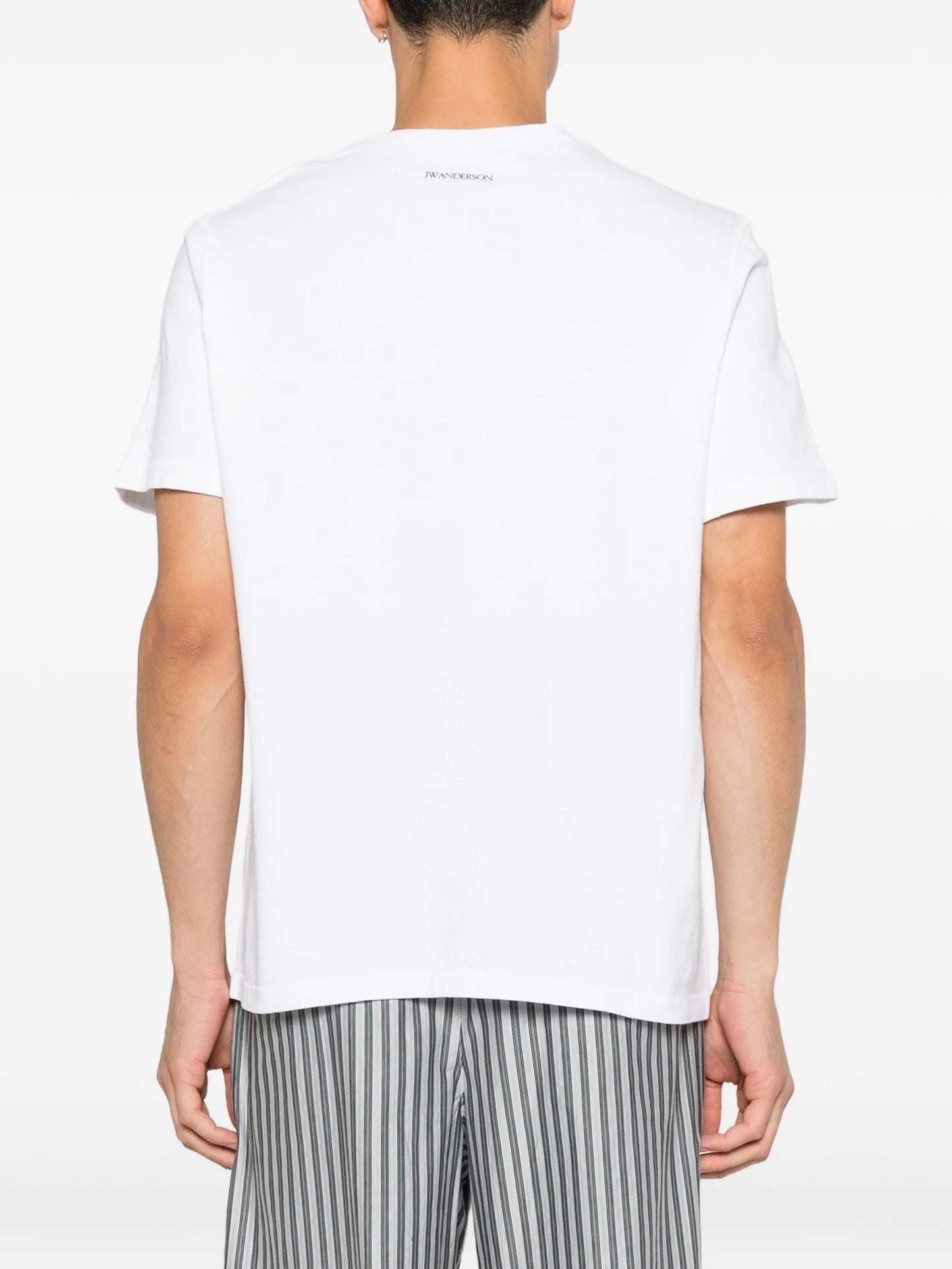 print-detail short-sleeve T-shirt
