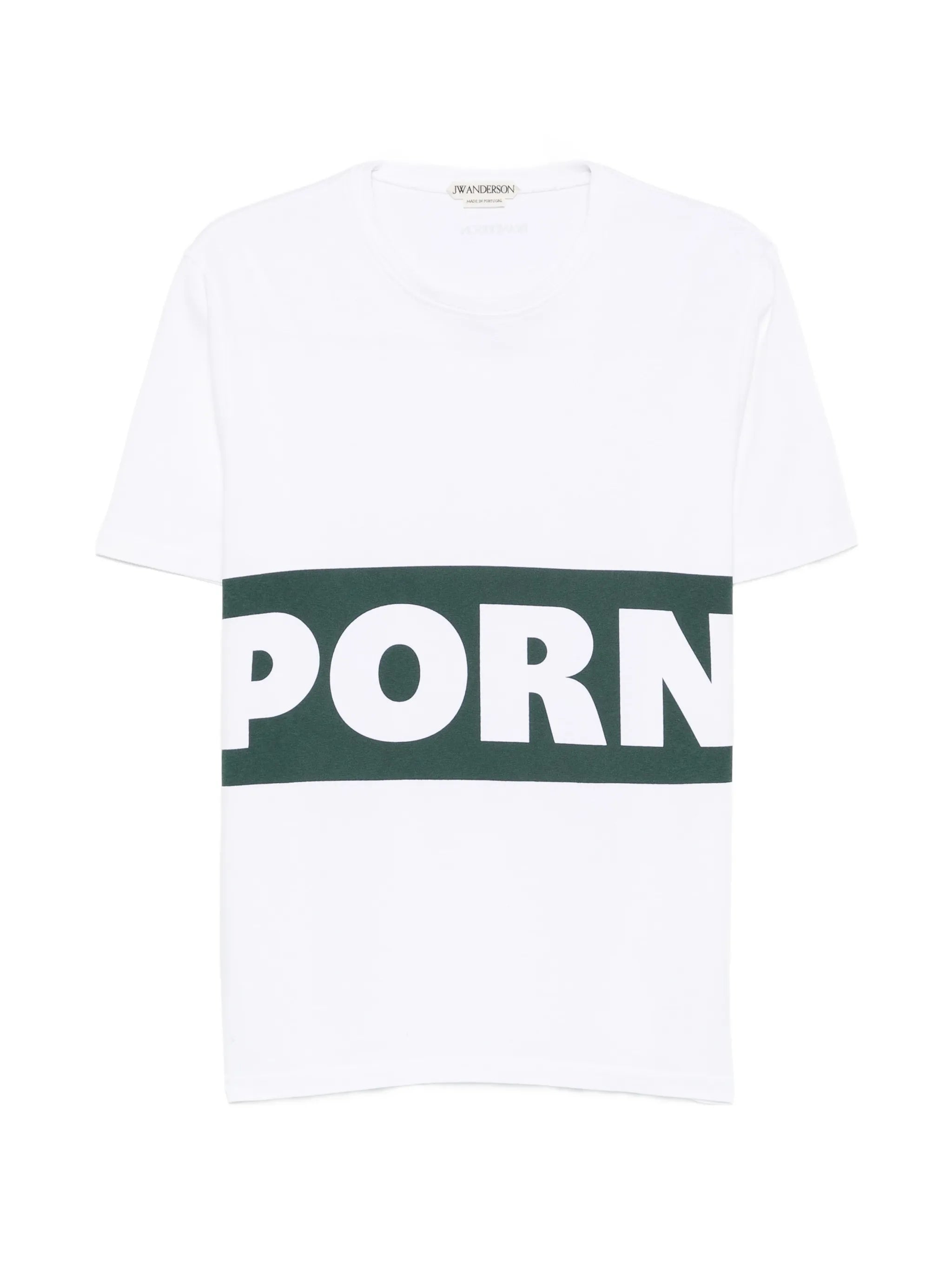 print-detail short-sleeve T-shirt