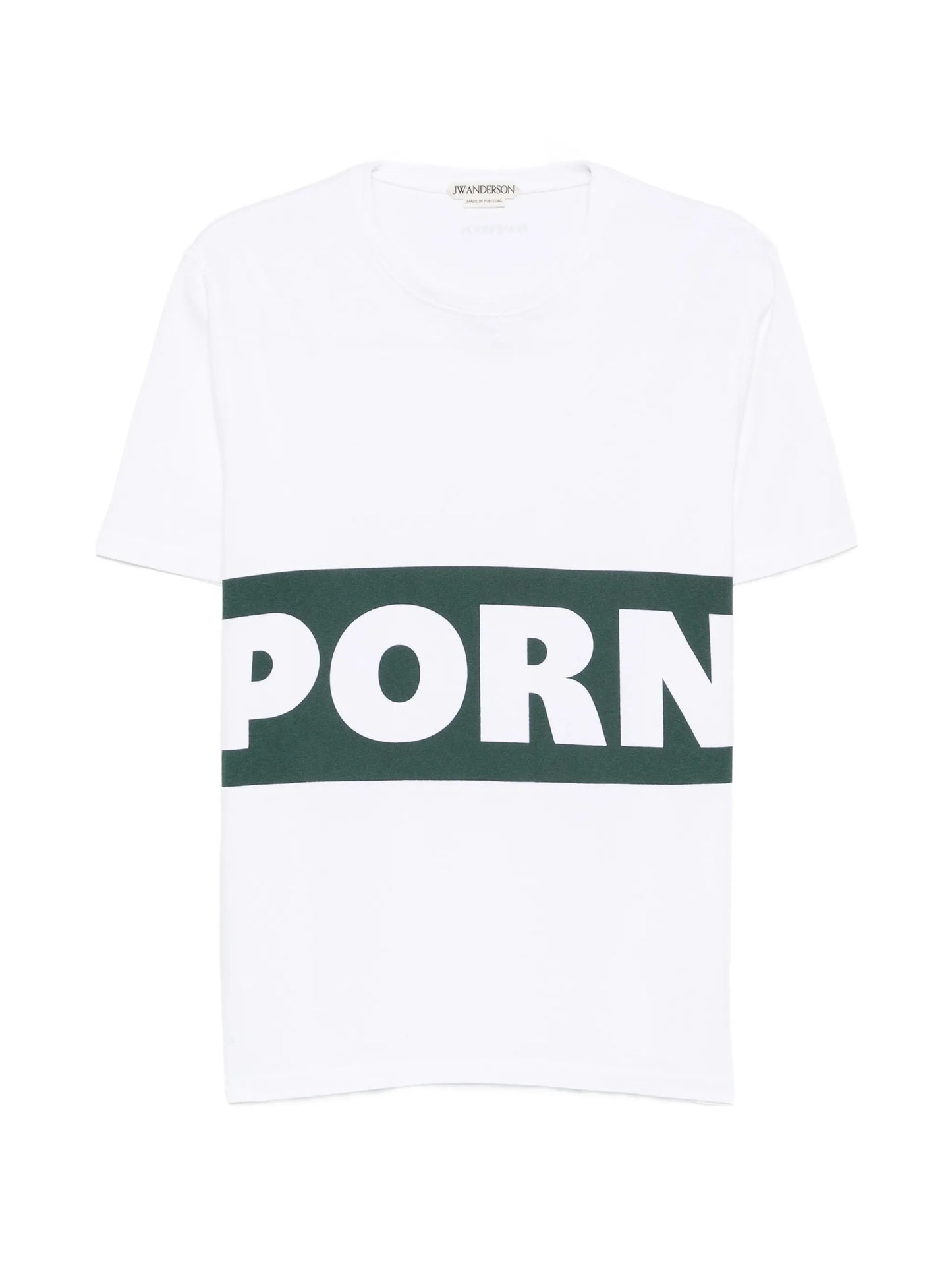 print-detail short-sleeve T-shirt