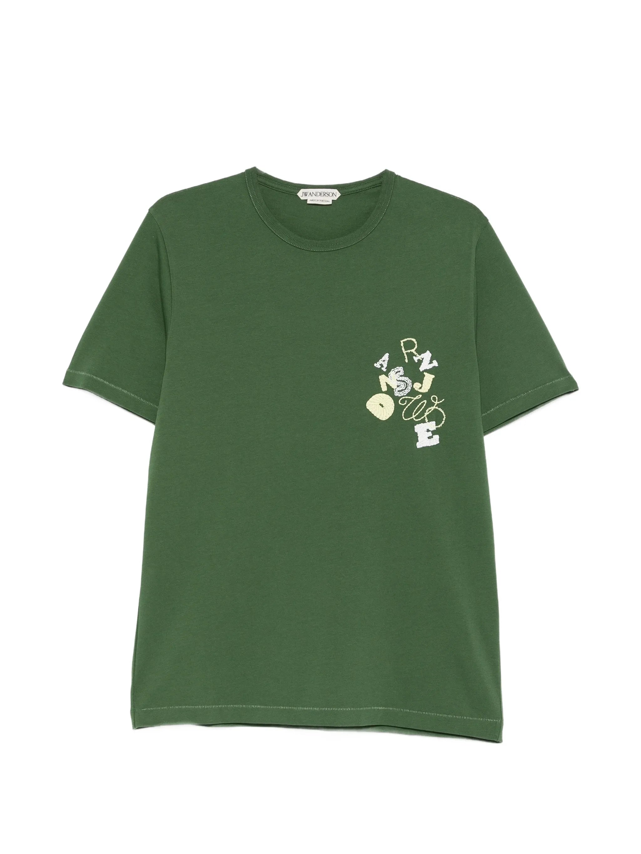 scattered-letters T-shirt