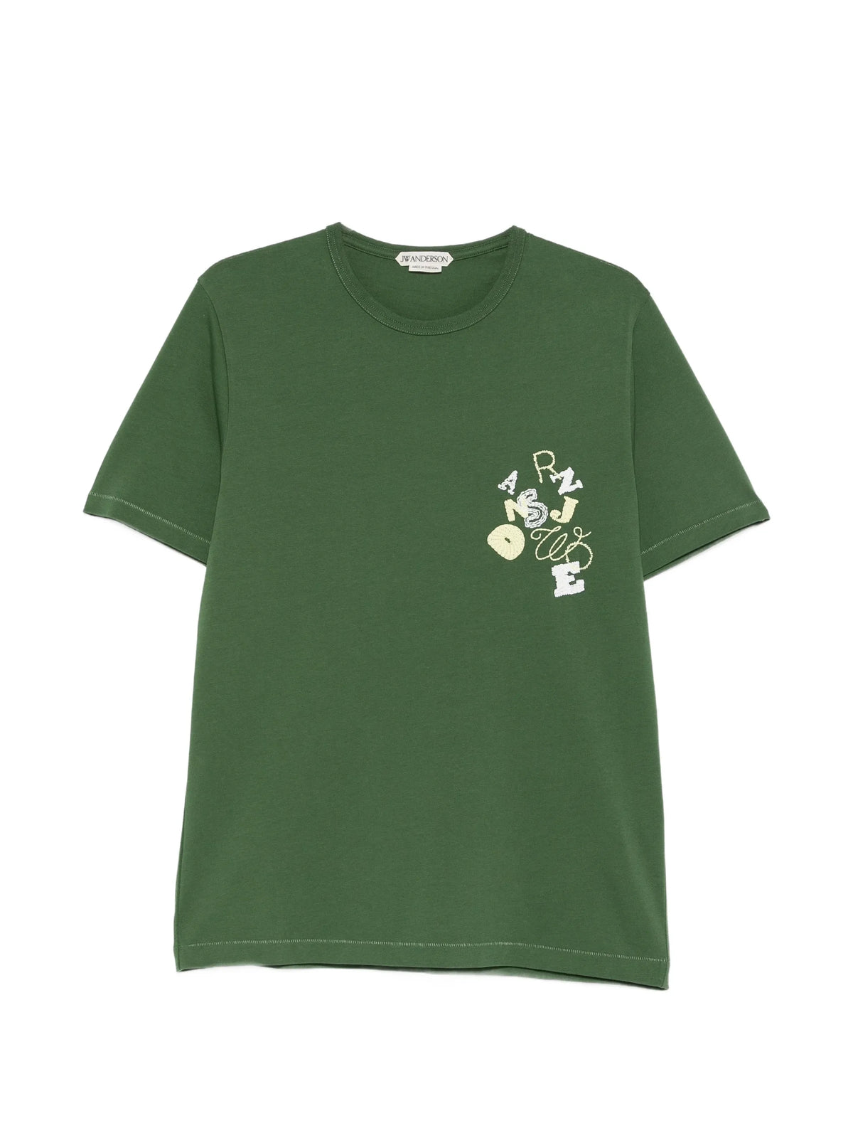 scattered-letters T-shirt