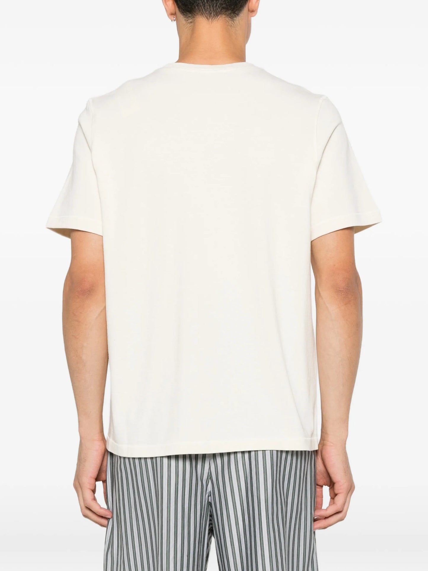 circular T-shirt in ecru