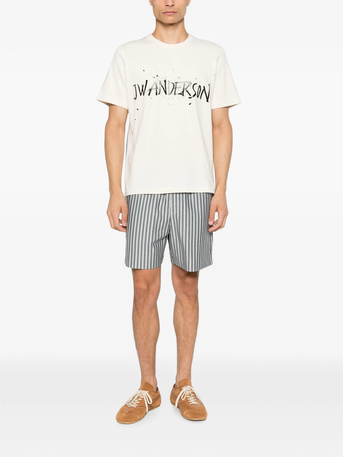 circular T-shirt in ecru