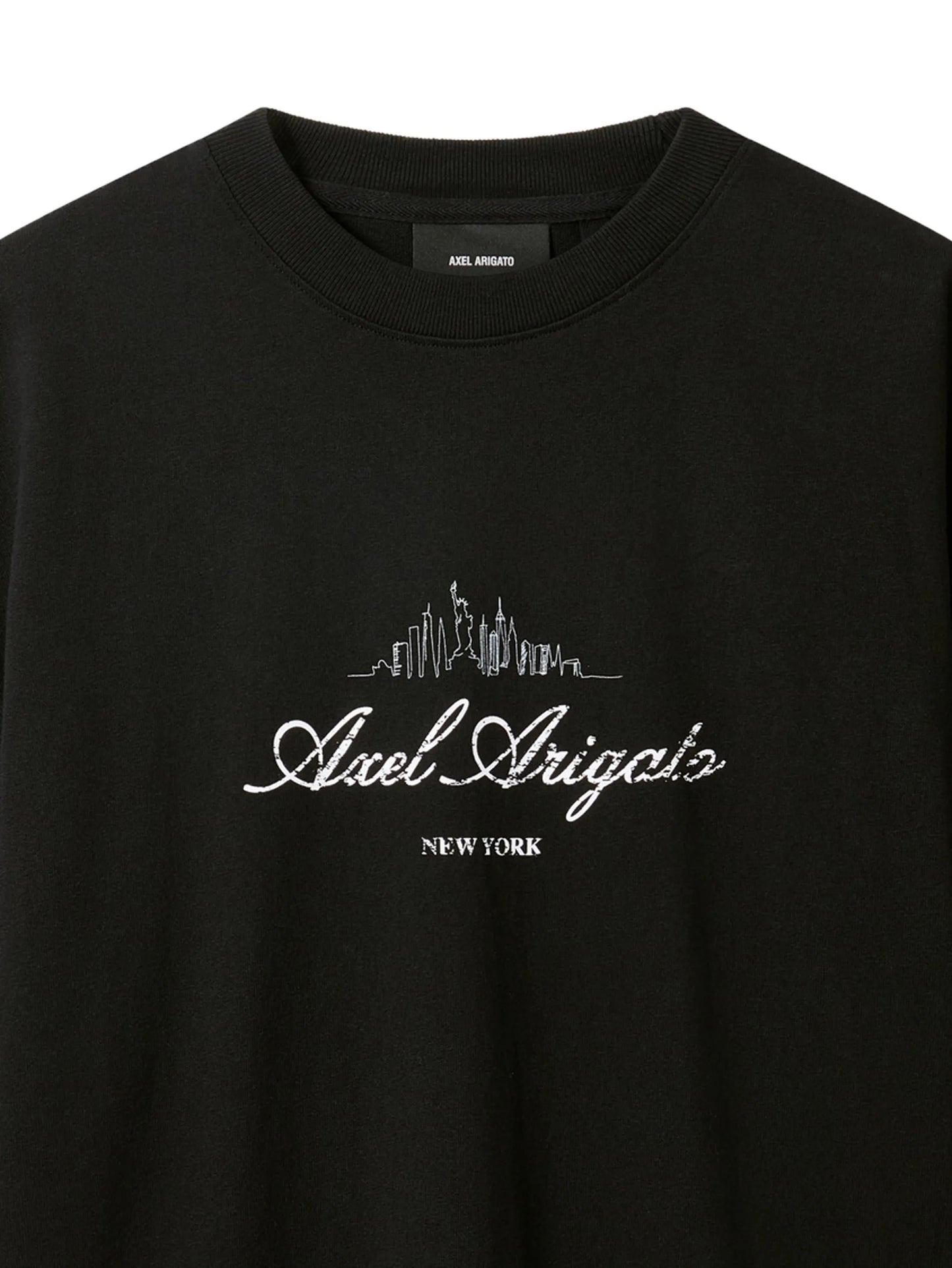 logo-embroidered dropped-shoulder T-shirt