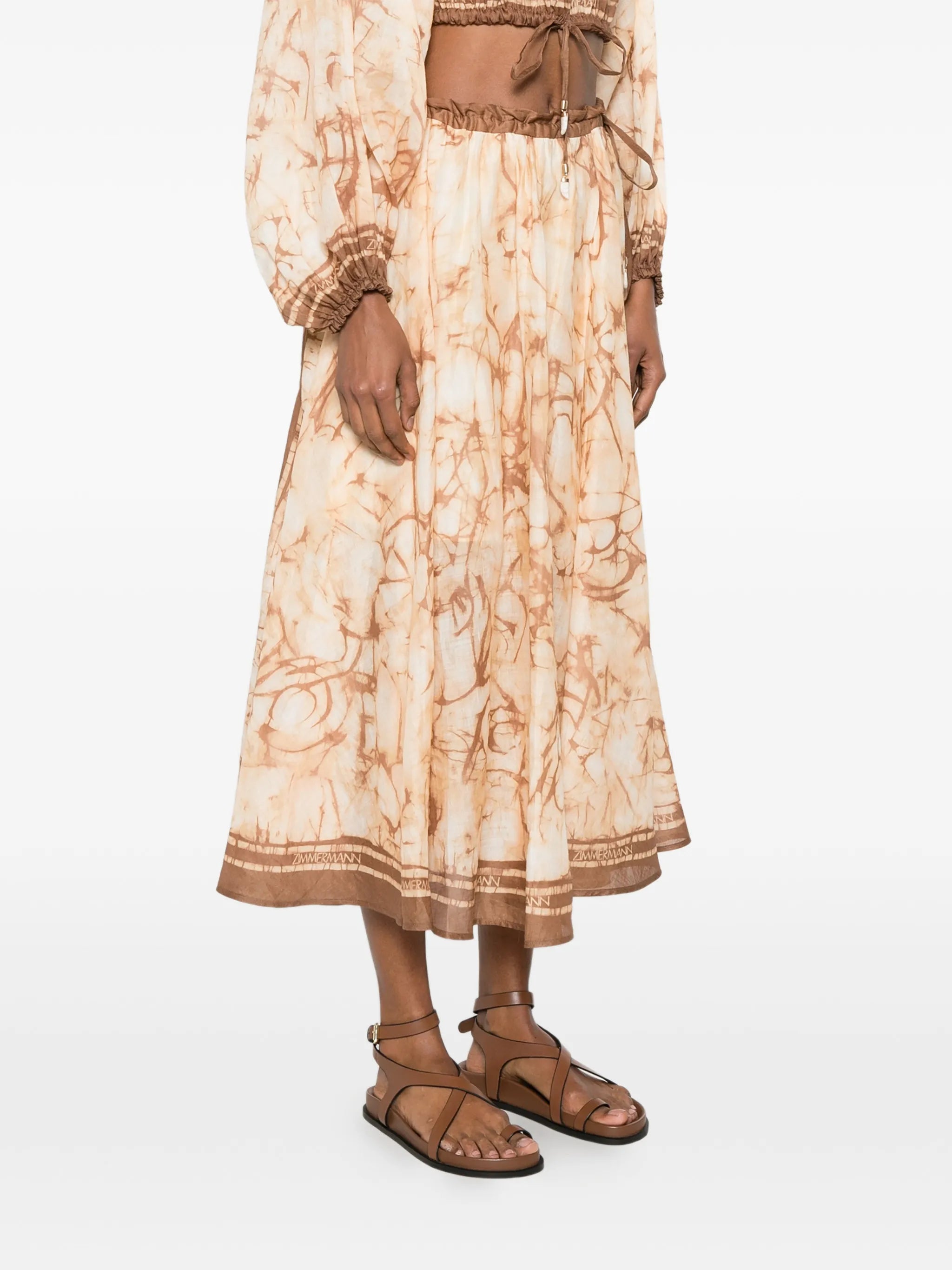 Indra midi skirt