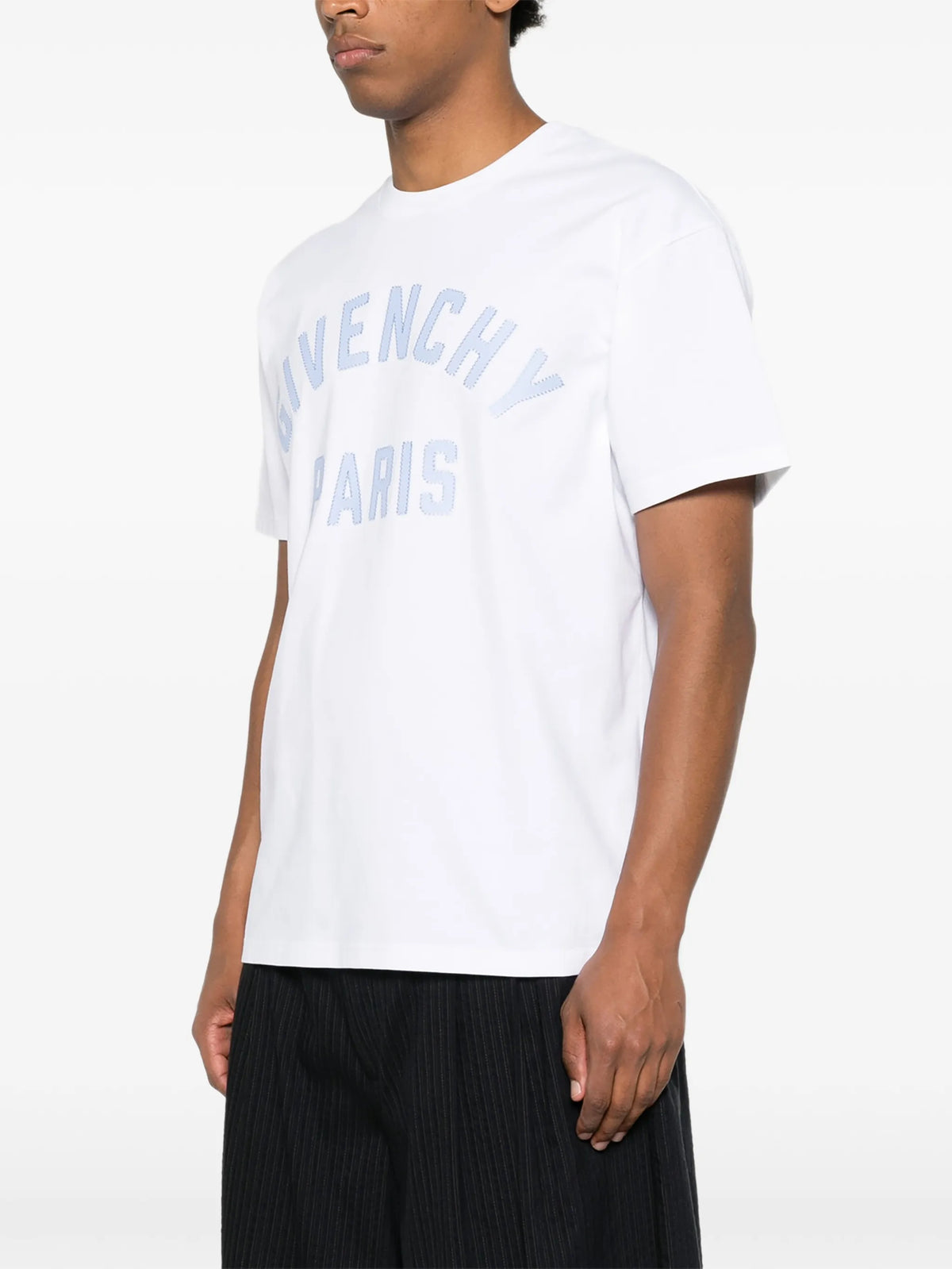 T-shirt in cotton with Givenchy Paris embroidery