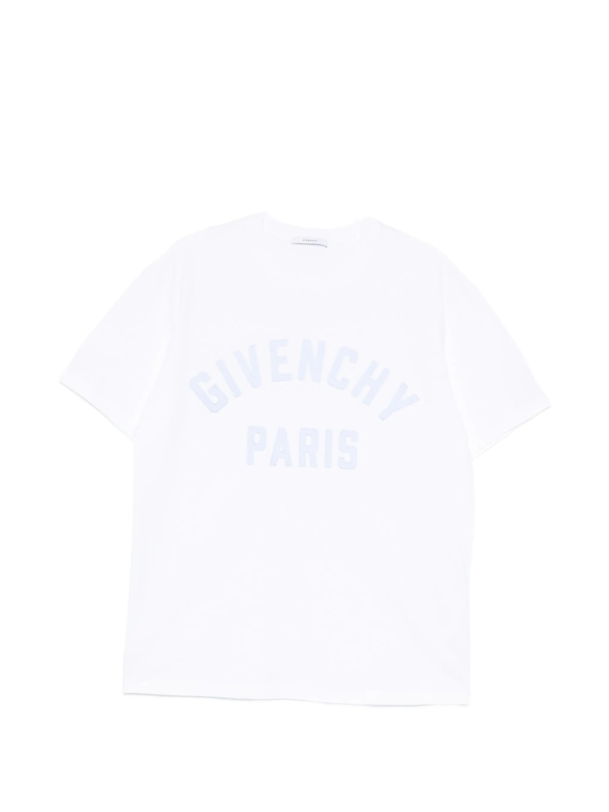 T-shirt in cotton with Givenchy Paris embroidery