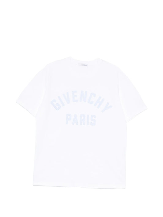 T-shirt in cotton with Givenchy Paris embroidery