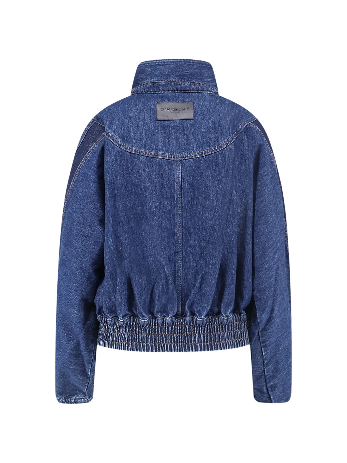 blouson in medium blue denim