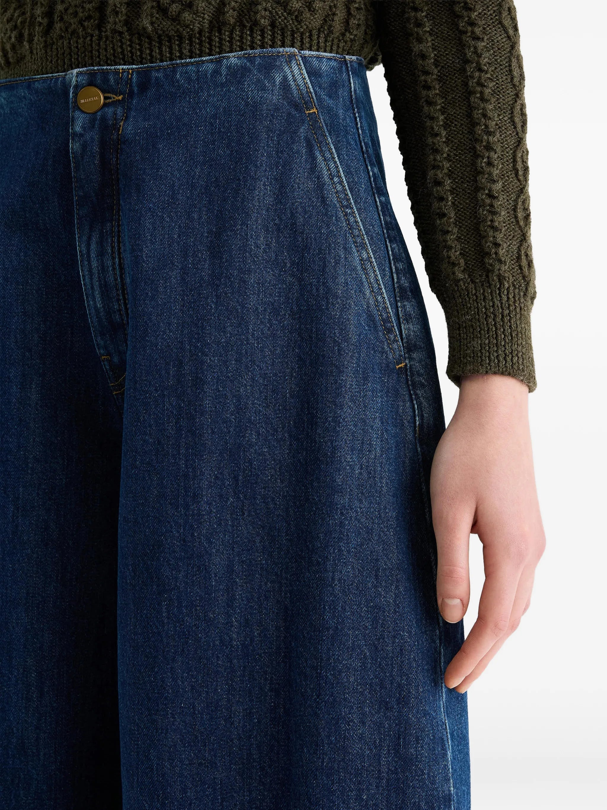 relaxed-fit lightweight denim
