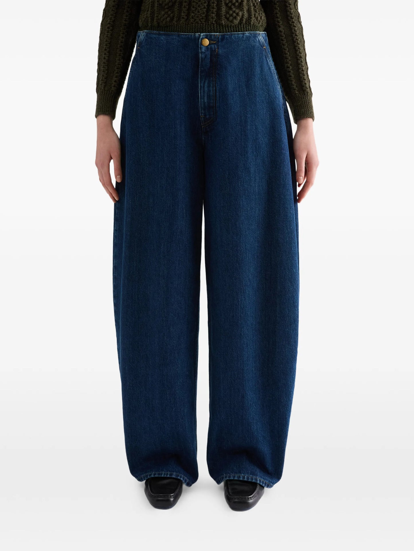 relaxed-fit lightweight denim
