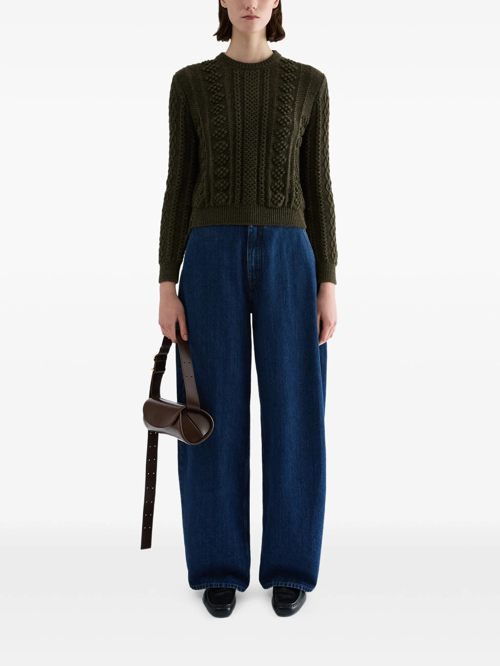 relaxed-fit lightweight denim