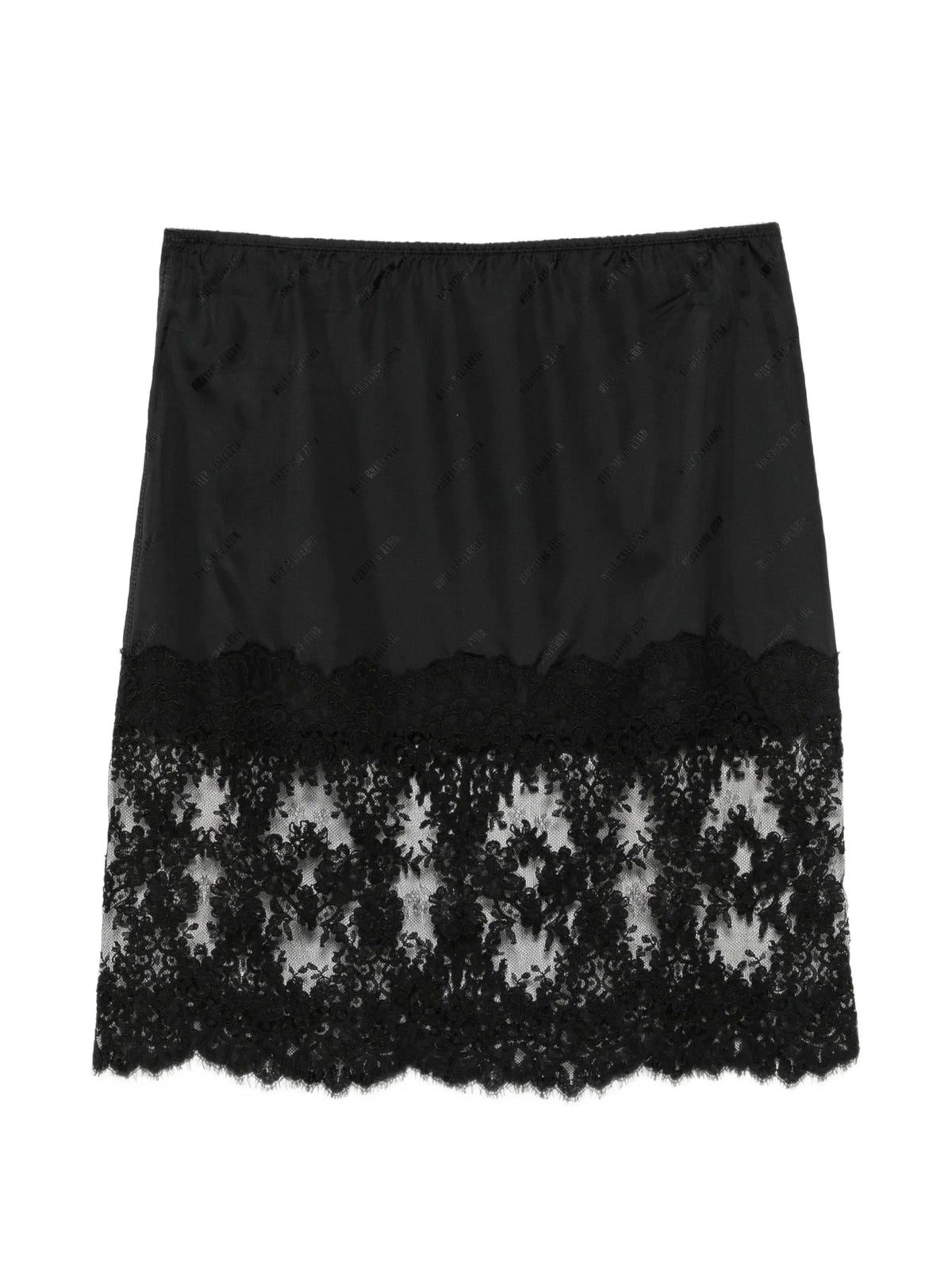 Fondo lace-trim midi skirt