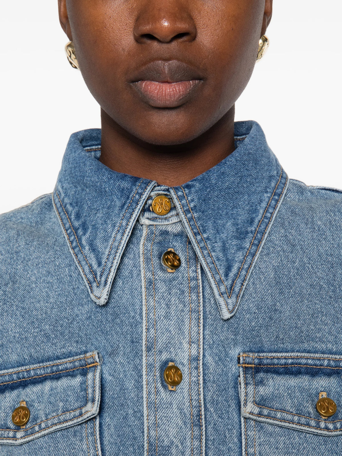 Chavela denim shirt jacket
