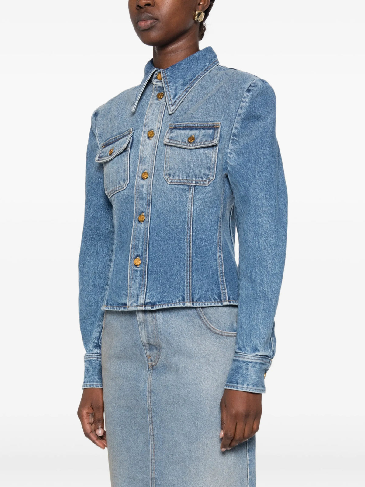 Chavela denim shirt jacket