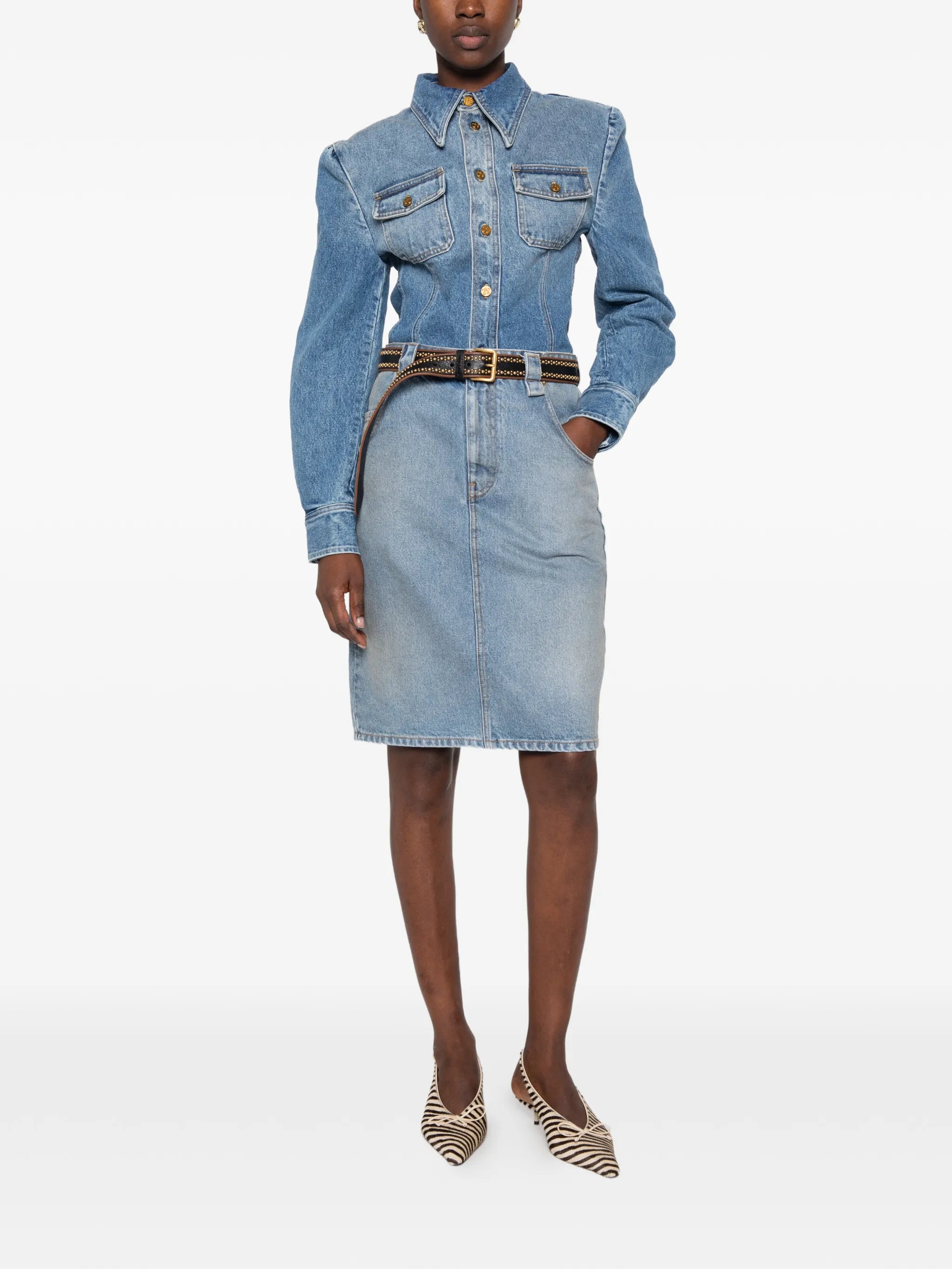 Chavela denim shirt jacket