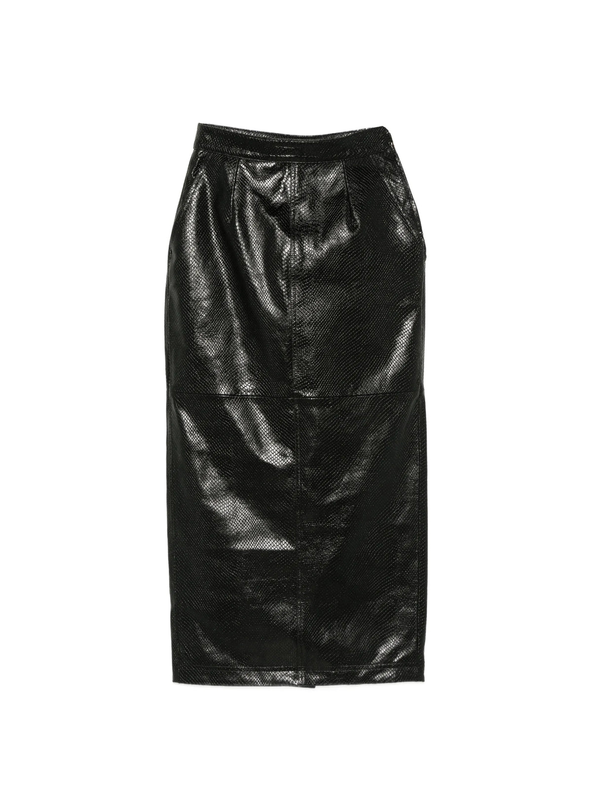 leather tubo skirt