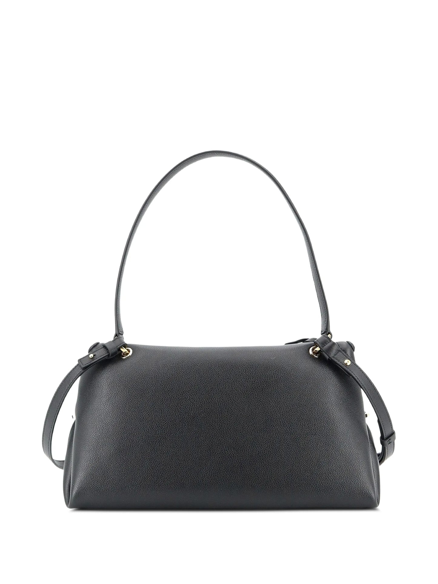 Gancini pebbled-leather shoulder bag