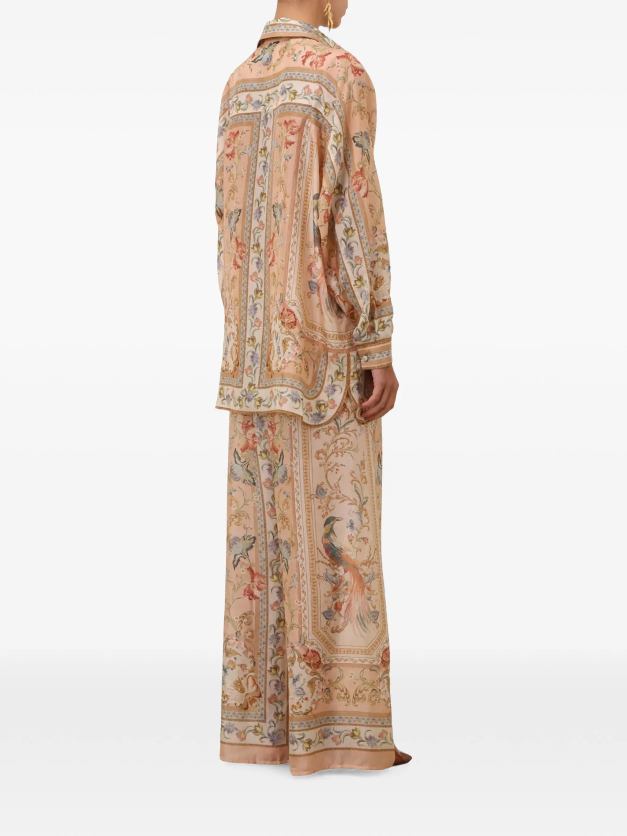 Roselight paisley-print shirt