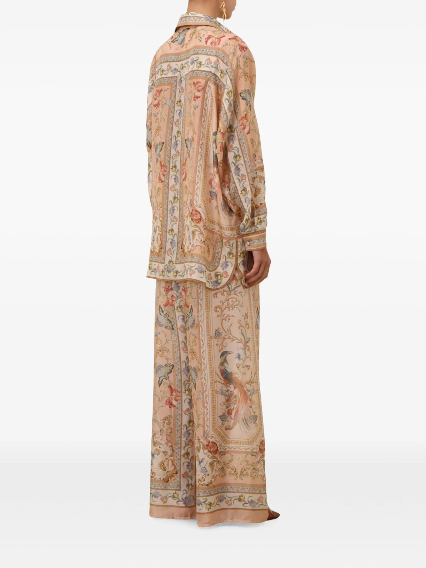 Roselight paisley-print shirt