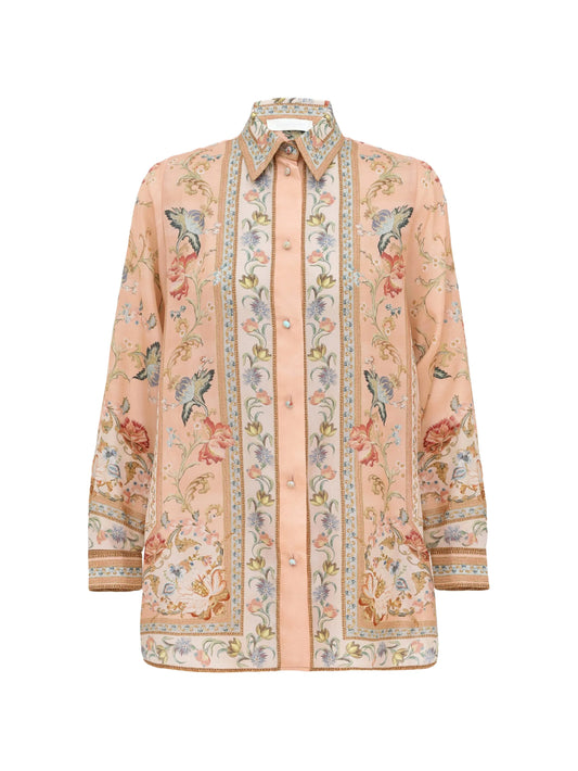 Roselight paisley-print shirt