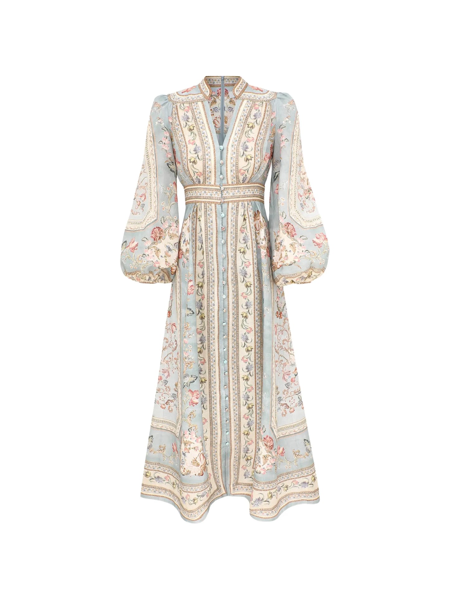Roselight floral-print dress