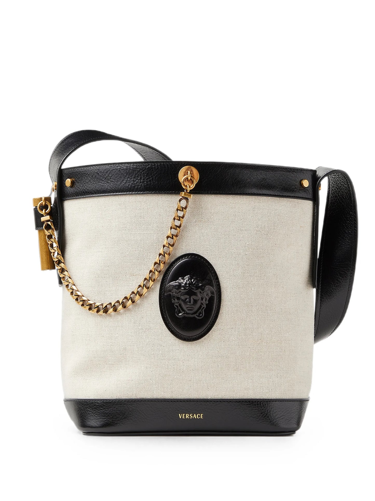 small Pivot canvas bucket bag
