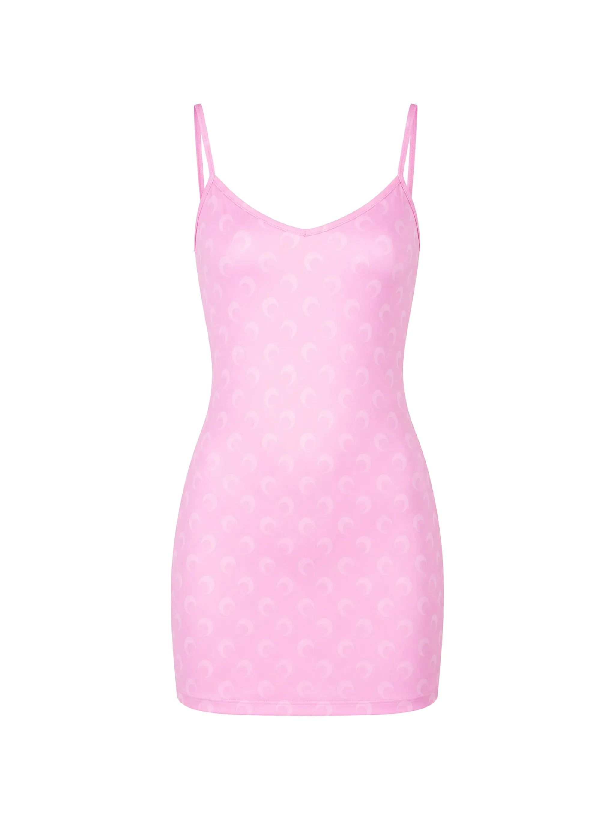 Moon-print jersey dress