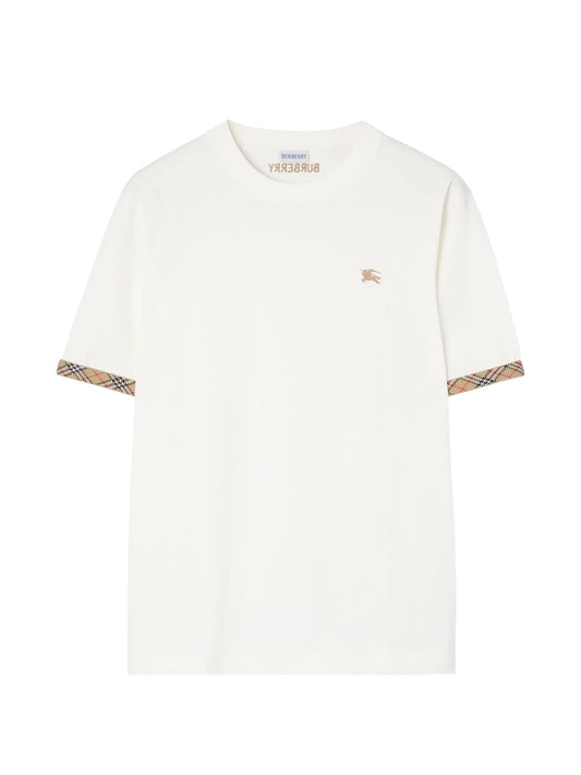 embroidered-logo T-shirt