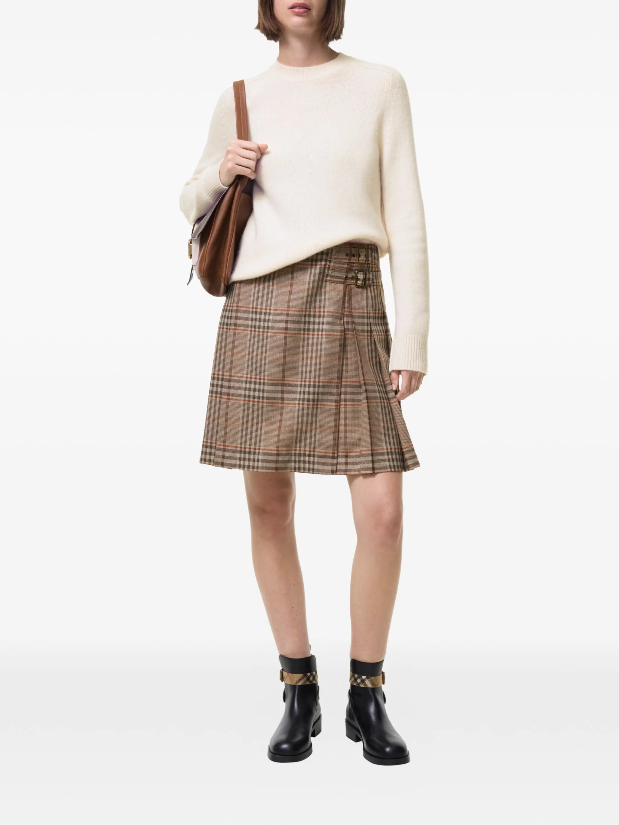 Check wool kilt