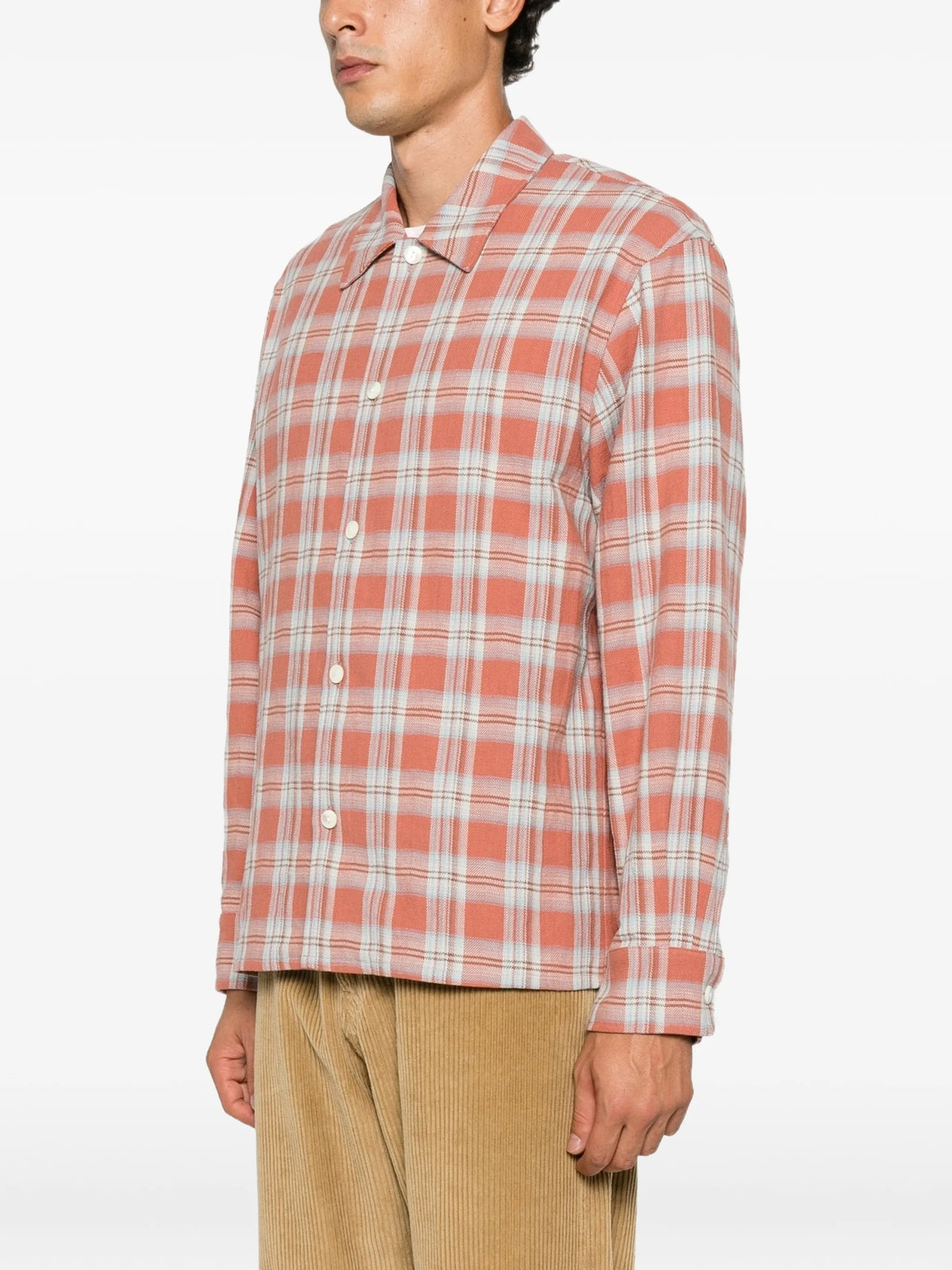check-pattern shirt