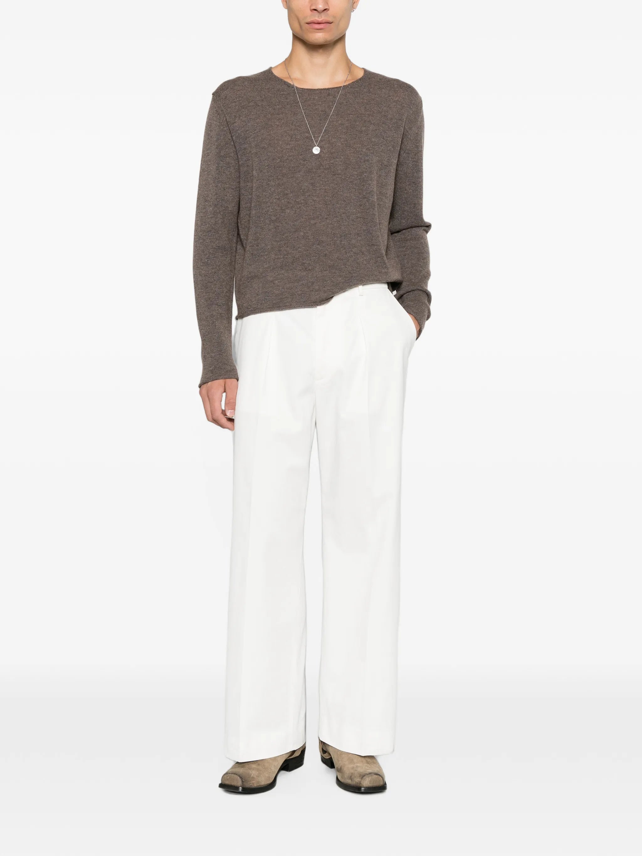 Weezur raw-edge sweater