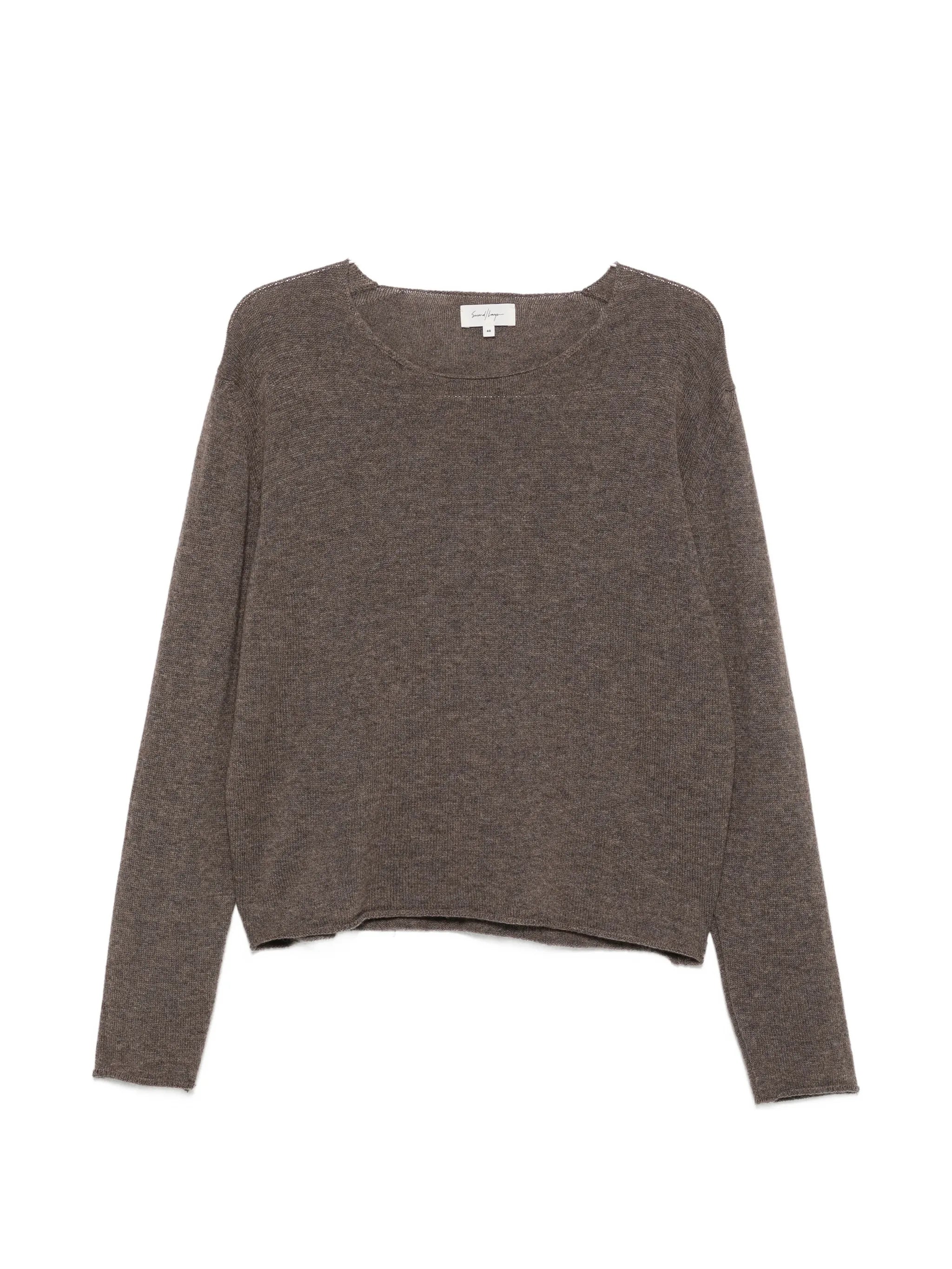 Weezur raw-edge sweater