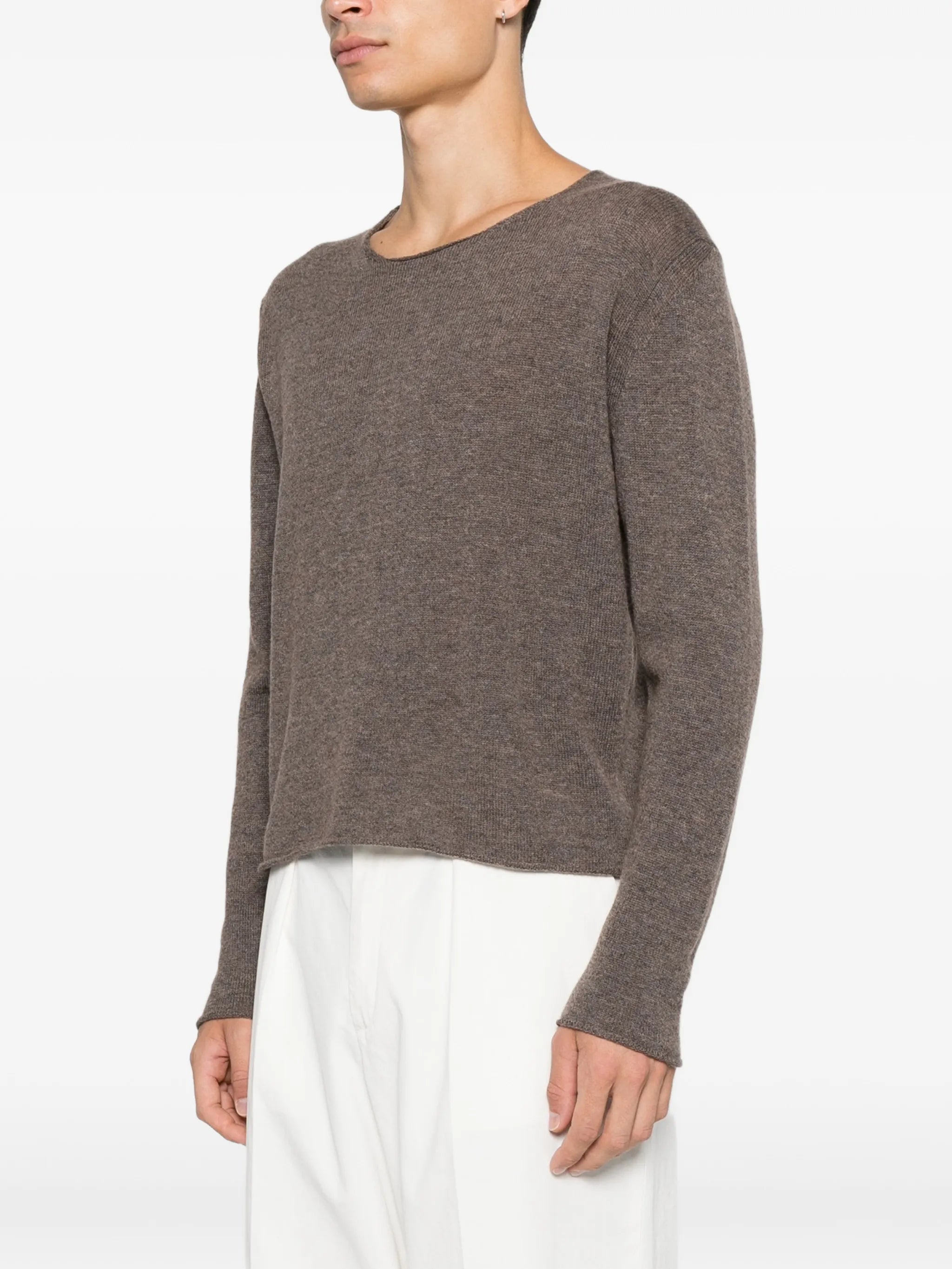 Weezur raw-edge sweater