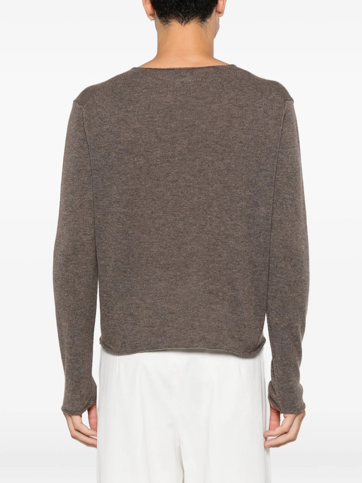Weezur raw-edge sweater