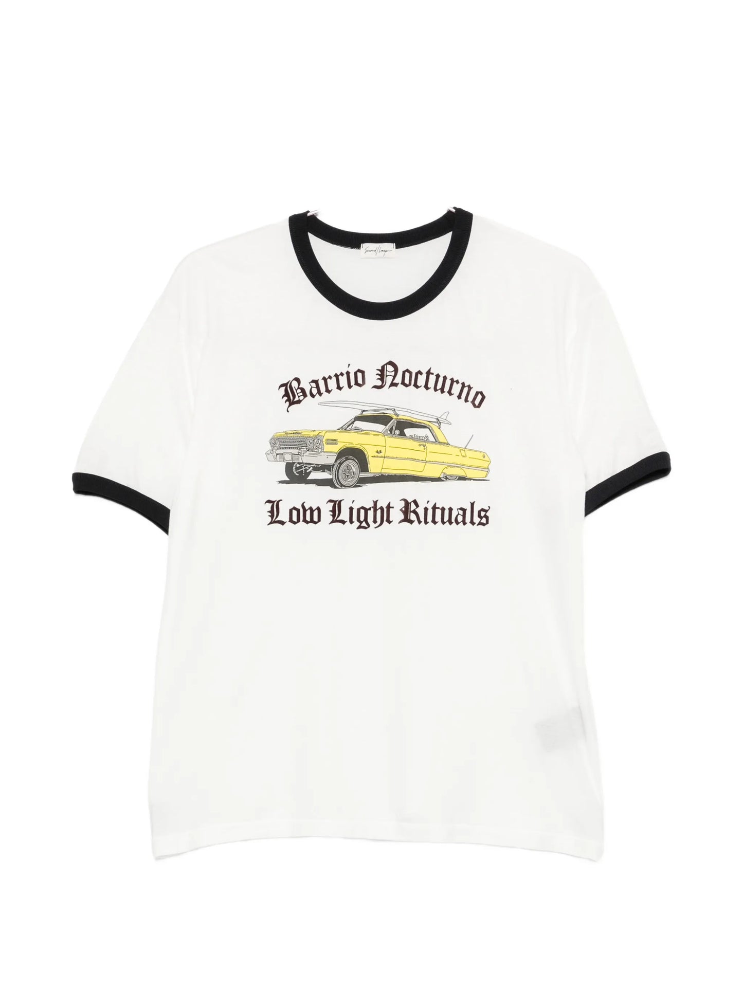 graphic-print ringer T-shirt