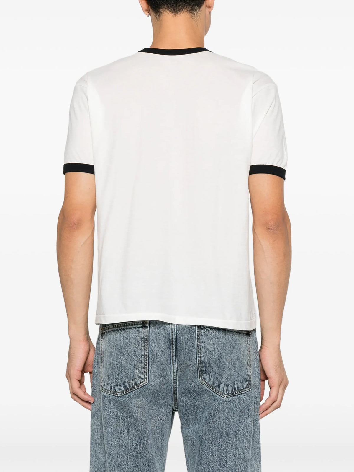 graphic-print ringer T-shirt