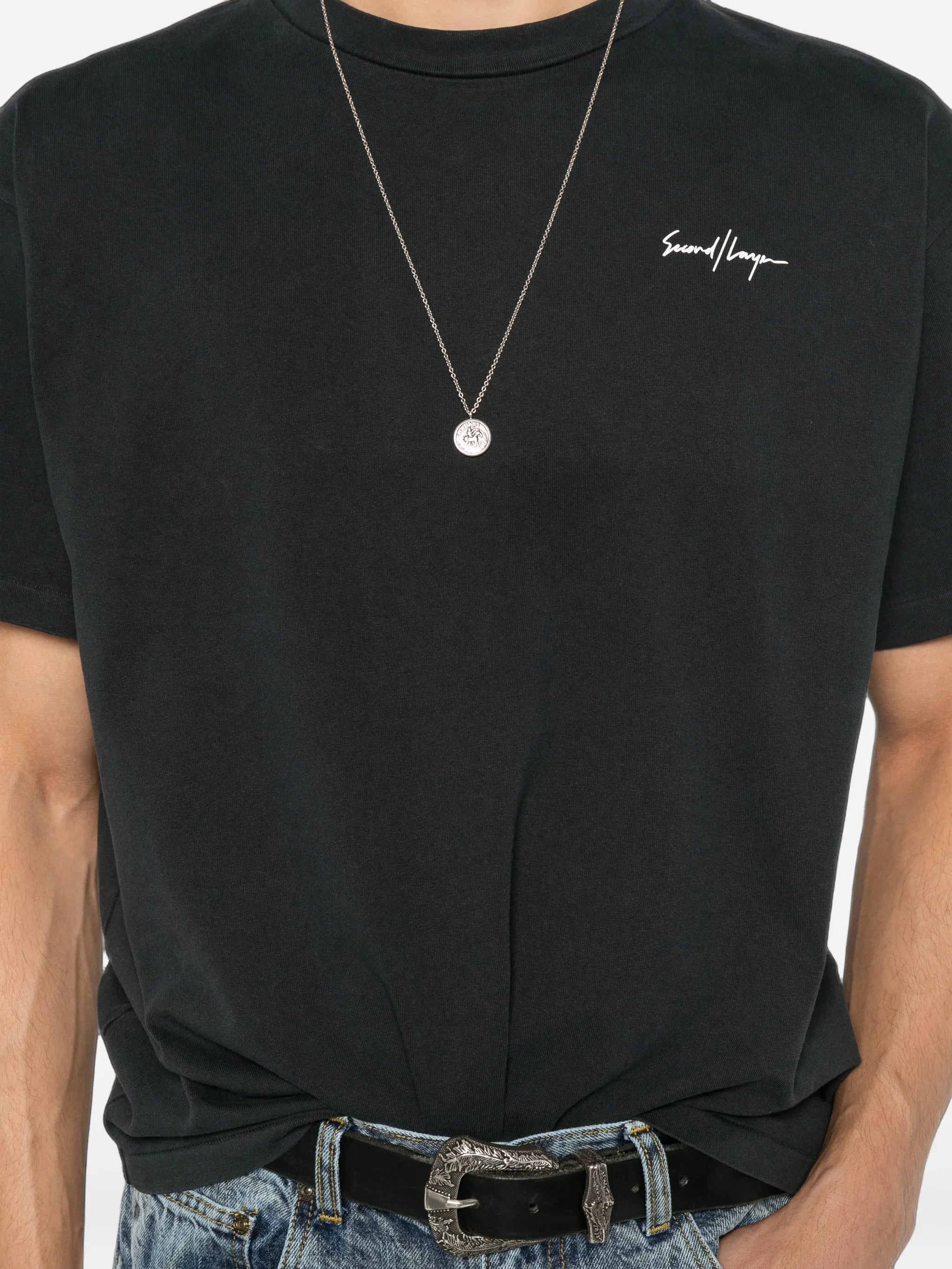 logo-print graphic-print T-shirt